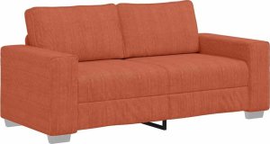 vidaXL Sofa dwuosobowa, czerwono-pomarańczowa, 140 cm 2