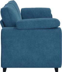 vidaXL Sofa 3-osobowa, niebieska 178 cm, aksamit 5