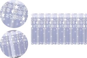 Firanka Winter wysokość 100 cm DomoweTekstylia | WN750W 100 | Święta Boże Narodzenie 1