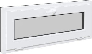 Okno piwniczne RISOR 100x40 cm uchylne 3 szyby antracyt 4