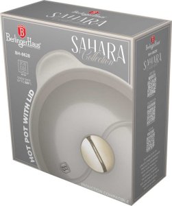 GARNEK TYTANOWY HOT POT Z POKRYWĄ 30cm BERLINGER HAUS BH-8628 SAHARA 4