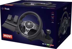 Trust GXT 289 Movi Czarny USB Kierownica + pedały Nintendo Switch, PlayStation 4, Xbox One S, Xbox One X, Xbox Series S, Xbox Series X 11