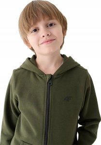 BLUZA CHŁOPIĘCA 4F DRESOWA Z KAPTUREM BAWEŁNA CIEPŁA TSWSM1295 r. 158 cm 1
