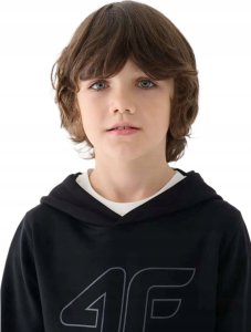 BLUZA CHŁOPIĘCA 4F DRESOWA Z KAPTUREM BAWEŁNA CIEPŁA TSWSM1292 21S r.164 cm 3