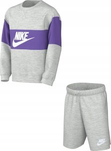 KOMPLET DZIECIĘCY NIKE SPODENKI + BLUZA BAWEŁNA SPORTOWY SZKOŁA 122-128 cm 1