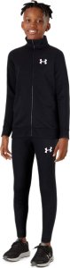 DRES DZIECIĘCY UNDER ARMOUR KOMPLET SPODNIE BLUZA 1363290 001 147-158 cm L 1
