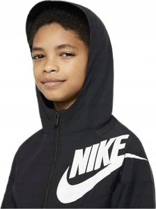 KURTKA DZIECIĘCA NIKE WIATRÓWKA PRZECIWDESZCZOWA SPORTOWA r.M 137-147 cm 3