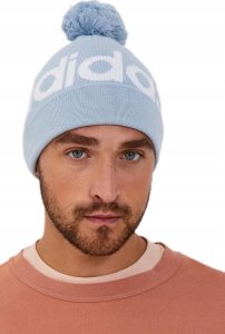 CZAPKA ZIMOWA ADIDAS OCIEPLANA POMPON NIEBIESKA UNISEX ZIMA IM0507 4