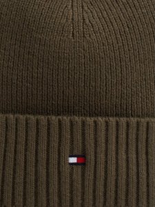 CZAPKA ZIMOWA TOMMY HILFIGER TH FLAG BEANIE AM0AM12796 RBN ZIELONA 5
