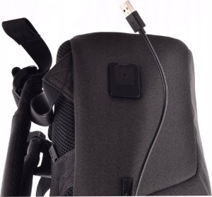 PLECAK BIG STAR DUZY Z KABLEM USB HH574033 CZARNY NA LAPTOPA SZKOLNY 5