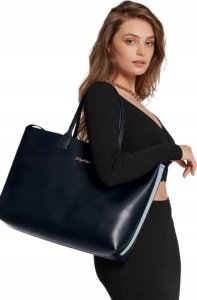 TOREBKA DAMSKA TOMMY HILFIGER TH SKÓRA THJ DUŻA SHOPPERKA PORTMONETKA 1