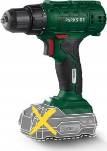 Parkside Wiertarko Wkrętarka 20v Podwójny Bit Walizka Pbsa 20-li A1 7