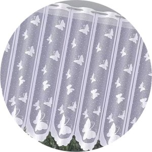 Firanka Białe Motylki wysokość 90 cm DomoweTekstylia | WN66BM 090 4