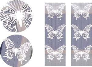 Komplet firan Pillangok (100) wysokość 165 cm DomoweTekstylia | WN97P1 10K 1