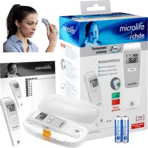 Microlife termometr medyczny bezdotykowy bezkontaktowy NC 150 + BATERIE ETUI 1