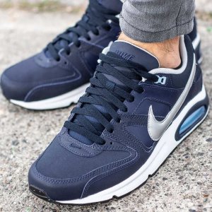 Nike BUTY MESKIE AIR MAX COMMAND LEATHER skóra 749760 granatowy 40 2