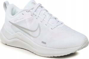 BUTY MĘSKIE NIKE DOWNSHIFTER 12 BIAŁE SPORTOWE SIŁOWNIA DD9293 100 r. 42 3
