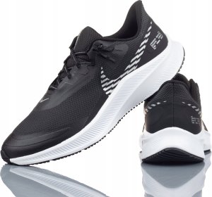 BUTY MĘSKIE NIKE QUEST 3 SHIELD SPORTOWE DO BIEGANIA CZARNE CQ8894 R. 40 3