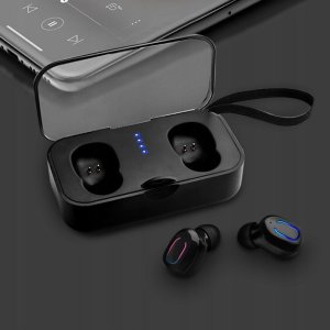 SŁUCHAWKI BEZPRZEWODOWE DOUSZNE TWS BLUETOOTH NA SIŁOWNIE DO BIEGANIA T18s 4