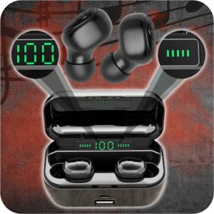SŁUCHAWKI BEZPRZEWODOWE DOUSZNE TWS NA SIŁOWNIE BLUETOOTH DO BIEGANIA G6S 4