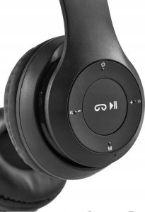 Słuchawki Nauszne Wireless Headphone Składane do biegania BT5 Czarny P47 5
