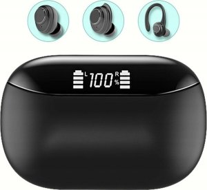 Słuchawki Marwik Słuchawki bezprzewodowe douszne SŁUCHAWKI DOUSZNE TWS DO PŁYWANIA KOSTNE X9 5