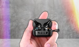 Słuchawki bezprzewodowe douszne z Mikrofonem TWS do Biegania na Siłownię T8 3