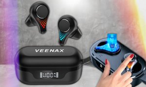 Słuchawki bezprzewodowe douszne z Mikrofonem TWS do Biegania na Siłownię T8 6