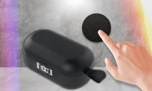 Słuchawki bezprzewodowe douszne z Mikrofonem TWS do Biegania na Siłownię T8 7