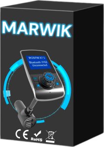 TRANSMITER BLUETOOTH FM ZESTAW GŁOŚNOMÓWIĄCY SZYBKA ŁADOWARKA 2x USB HY68 2