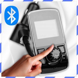 TRANSMITER BLUETOOTH FM ZESTAW GŁOŚNOMÓWIĄCY SZYBKA ŁADOWARKA 2x USB HY68 5