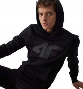 BLUZA MĘSKA 4F Z KAPTUREM CIEPŁA DRESOWA BAWEŁNA KANGUREK SM1464 20S r. XL 3