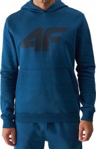 BLUZA MĘSKA 4F Z KAPTUREM CIEPŁA DRESOWA BAWEŁNA KANGUREK SM1464 46S r. L 2