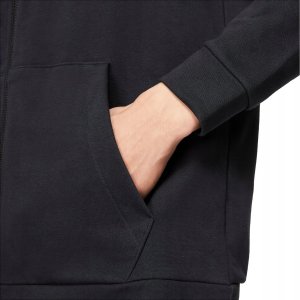 BLUZA MĘSKA NIKE AIR Z KAPTUREM ROZPINANA CZARNA BAWEŁNIANA CJ4317 r. S 4