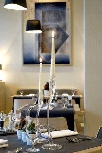 AURA Świeca Stołowa Stożkowa Biała 7h 1 szt. s30-1-090 8