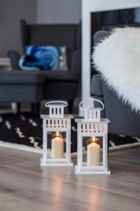 AURA Świeca Walec Biała 38h sw60/120-090 7