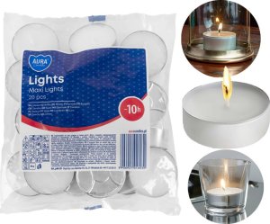 AURA Świece Lights Maxi 10h 20 szt. p40-20 1