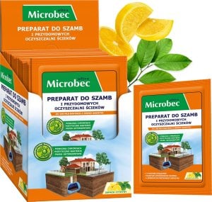 BROS - Microbec ULTRA 25g zapach cytryny - preparat do szamb - 18 szt. 1