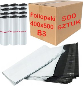 Foliopaki Kurierskie Białe B3 400x500mm - 500 szt. 10