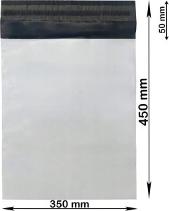 Foliopaki Kurierskie Białe C3 350x450mm - 100 szt. 2