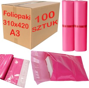 Foliopaki Kurierskie Różowe A3 310x420mm - 100 szt. 1