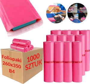 Foliopaki Kurierskie Różowe B4 260x350mm - 1000 szt. 20