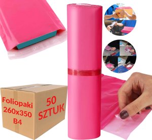 Foliopaki Kurierskie Różowe B4 260x350mm - 1000 szt. 4