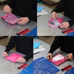 Foliopaki Kurierskie Różowe B4 260x350mm - 1000 szt. 9