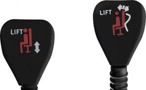 Krzesło biurowe Fotel biurowy z podnóżkiem czarny 6