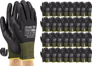 Rękawice Robocze Czarne J-TIMIPOLI_BB - 120 Par (7 - S) 9