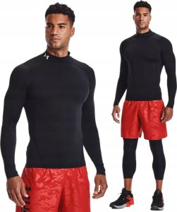 KOSZULKA MĘSKA UNDER ARMOUR LONGSLEEVE TERMOAKTYWNA NA ZIMĘ 1369606 001 3XL 1