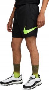 KRÓTKIE SPODENKI NIKE MĘSKIE SZORTY KĄPIELOWE Z SIATECZKĄ CZARNE r. XS 1