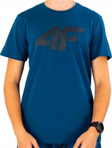 KOSZULKA MĘSKA 4F GŁADKA TSHIRT BAWEŁNA PREZENT 1844 46s r. L 1
