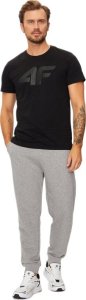 KOSZULKA MĘSKA 4F GŁADKA TSHIRT BAWEŁNA CZARNA PREZENT 1844 20s r. XL 3